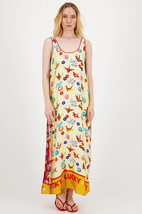 ME369 Allison Tank Dress in Lucky Me - Arielle Clothing