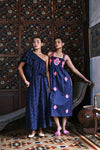 Nimo With Love Agate Organic Cotton Dress in Navy with Flowerbunch Embroidery - Arielle Clothing