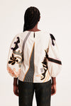Odd Molly Brittany Blouse in Birch White - Arielle Clothing