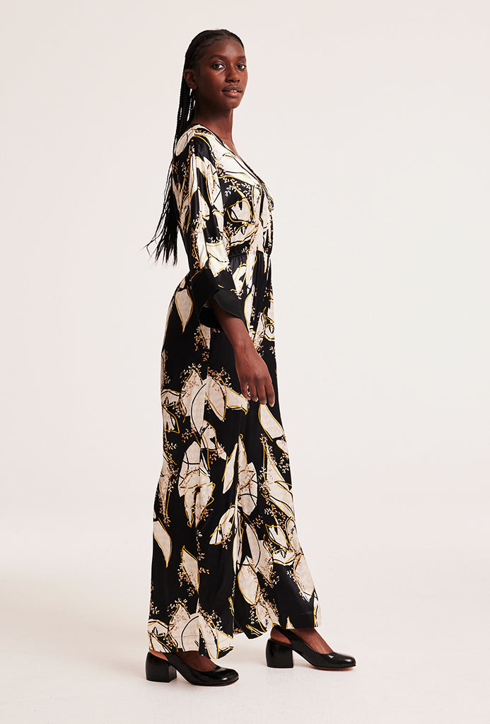 Odd Molly Kendra Jumpsuit in Almost Black - Arielle Clothing