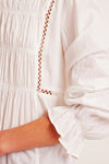 Odd Molly Stacy Blouse in Light Chalk - Arielle Clothing