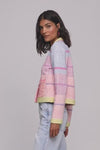 Aldo Martins Naxos Box Cut Jacket in Multi - Arielle Clothing