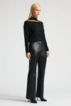 RAW by RAW Audrey Merino Wool Knit in Jet Black - Arielle Clothing