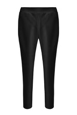 Ava Leather Pants in Jet Black