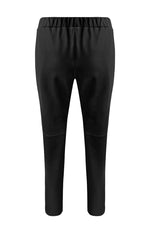 Ava Leather Pants in Jet Black