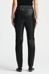 Ava Leather Pants in Jet Black