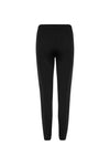 RAW by RAW Frankie Leather/Knit Joggers in Jet Black - Arielle Clothing