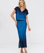 Go Luxe Raw Revisited Tee in Tangled Up in Blue