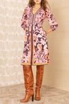 Hale Bob Angelique Jersey Dress in Pink - Arielle Clothing