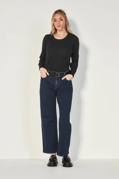 Verge Bronte Sweater in Black - Arielle Clothing