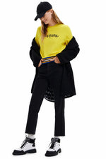 Desigual Mara Awesome Sweater in Chamomile - Arielle Clothing