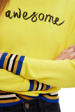 Desigual Mara Awesome Sweater in Chamomile - Arielle Clothing