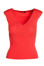 Aldo Martins Cherry Knit Tank Top in Raspberry - Arielle Clothing