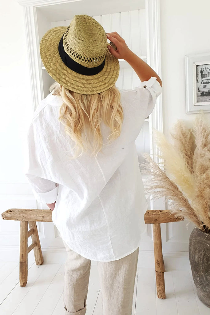 Bypias Amor Top in White - Arielle Clothing