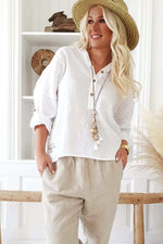 Bypias Amor Top in White - Arielle Clothing