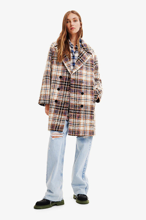 Desigual Duke Overcoat in Arena - Arielle Clothing