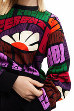 Desigual Emma Printed Sweat in Tutti Frutti - Arielle Clothing