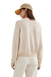 Desigual I Love You Pullover in White Linen - Arielle Clothing