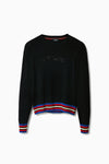 Desigual Mara Awesome Sweater in Black - Arielle Clothing