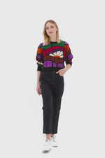Desigual Emma Printed Sweat in Tutti Frutti - Arielle Clothing