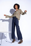 Funky Staff Alva Zebra Blouse in  Opal - Arielle Clothing