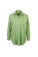 Funky Staff Donna Stripes Shirt in Opal - Arielle Clothing