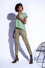 Funky Staff You2 Zebra Pants in Opal - Arielle Clothing