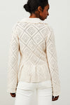 Odd Molly Aurora Cardigan in Light Porcelain - Arielle Clothing